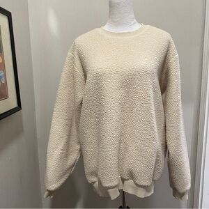 Athleta Off-White Cozy Sweatshirt